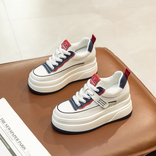 [Sẵn xanh 34] Giày thể thao đế độn nữ 8cm