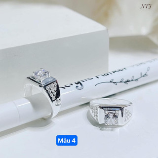Nhẫn bạc cho bé trai BNP , chất liệu bạc ta