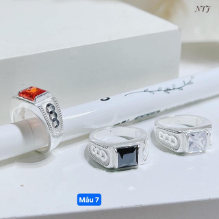 Nhẫn bạc cho bé trai BNP , chất liệu bạc ta