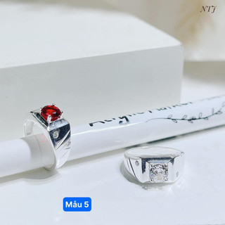 Nhẫn bạc cho bé trai BNP , chất liệu bạc ta