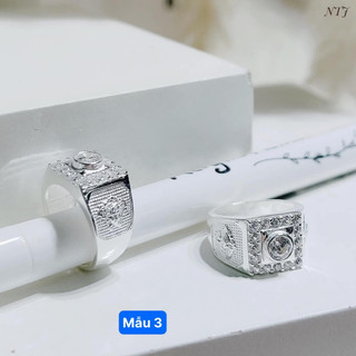 Nhẫn bạc cho bé trai BNP , chất liệu bạc ta
