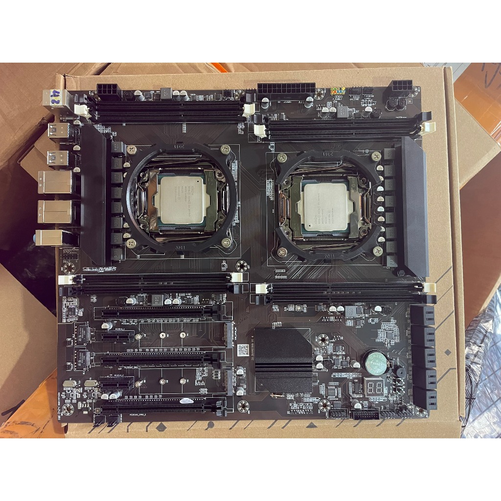 Main Dual X79 X99 D3 cho CPU E5 2689 2651v2 2670v2 2696v2 2673v3 24 nhân 48 luồng E5 2650 v2