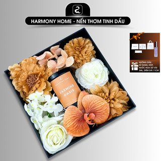 Quà tặng nến thơm jasmine oasis harmony home: quà tặng sinh nhật, 8/3, 14/2, 20/10 ý nghĩa