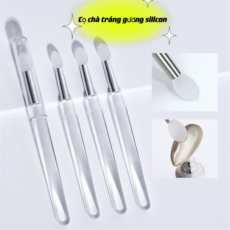 Bút dặm silicon chuyên dùng tráng gương làm nail