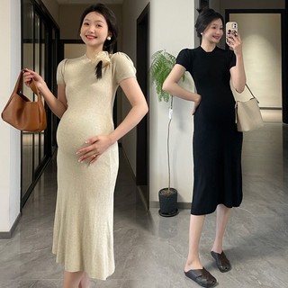 Có sẵn váy bầu đầm bầu xinh len mongtoghi a3056