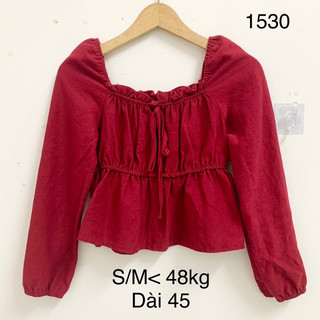 Thanh lý áo peplum, áo kiểu cổ vuông 2hand, thanh lý áo kiểu nữ xinh