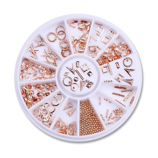 Khay charm, đá tròn mix màu, mix size