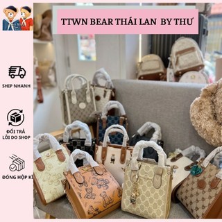 Túi dáng chữ nhật họa tiết TTWN BEAR chính hãng