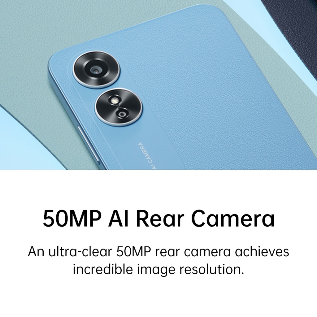 OPPO A17 | Điện thoại thông minh có camera AI 50MP | Điện thoại di động pin lâu dài 5000mAh | +RAM mở rộng 4GB | BigBuy360 - bigbuy360.vn