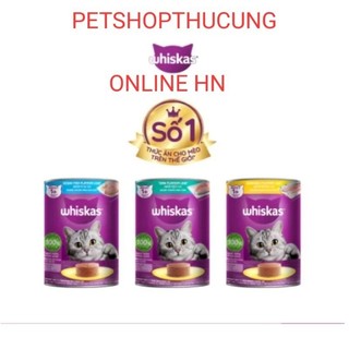 pate mèo lon Whiskas 400g