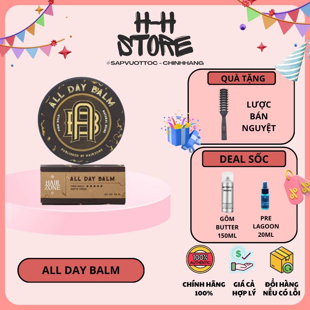 [ CHÍNH HÃNG ] Sáp vuốt tóc All Day Balm