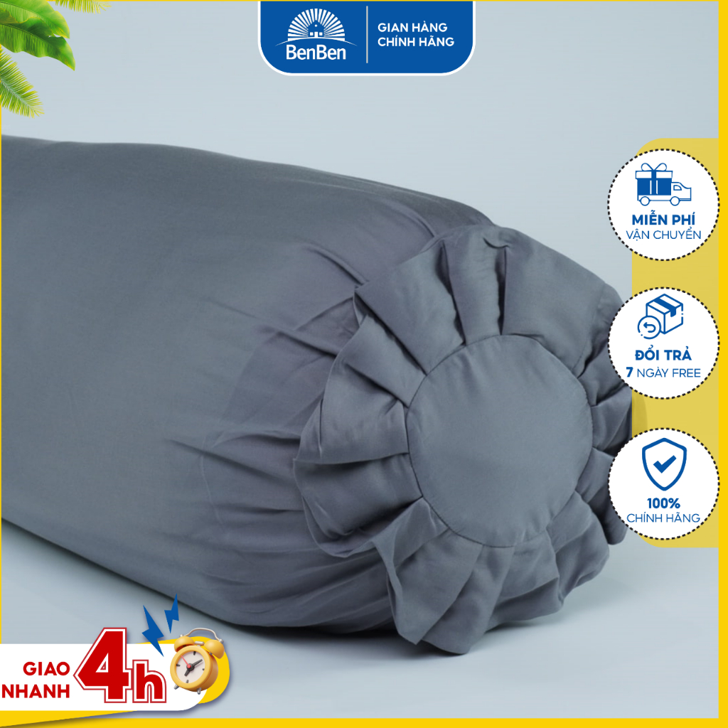 Vỏ gối ôm dây kéo ở thân, chất vải thun lạnh hàn quốc mịn mát, áo gối ôm dây kéo vừa ruột ôm 35x100 