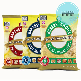 Bột mì baker choice 1kg số 8 - 11 - 13 bột mỳ làm bánh