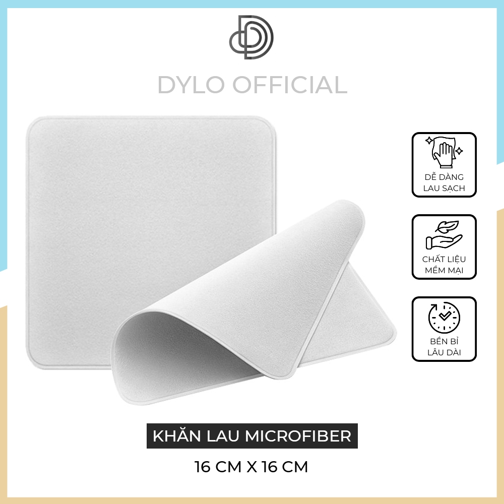 Khăn lau màn hình DYLO11, khăn microfiber chuyên dụng lau màn hình điện thoại, laptop, macbook, ipad