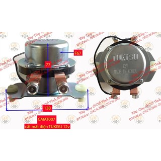 Cắt mát điện TUKISU lõi đồng 12v-24v
