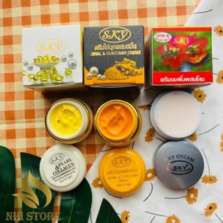 Kem nghệ SKY Pearl Curcumin Cream ngọc trai mụn thâm đều màu da thái lan cao cấp 20g