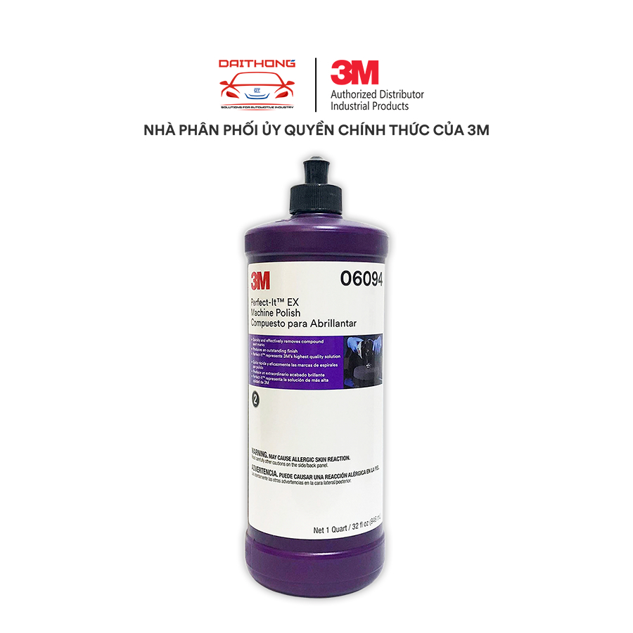 Dung dịch xi đánh bóng xe ô tô bước 2 3M 06094 Perfect-It™ 946ml