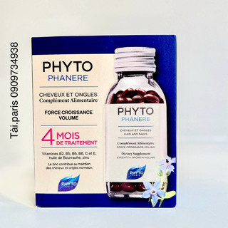 Viên uống mọc tóc bổ Tóc & Móng Phyto Phytophanere Hair & Nails