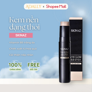 Kem nền trang điểm SKINAZ dạng thỏi che khuyết điểm V10 Glow BB Stick 10g SZ005