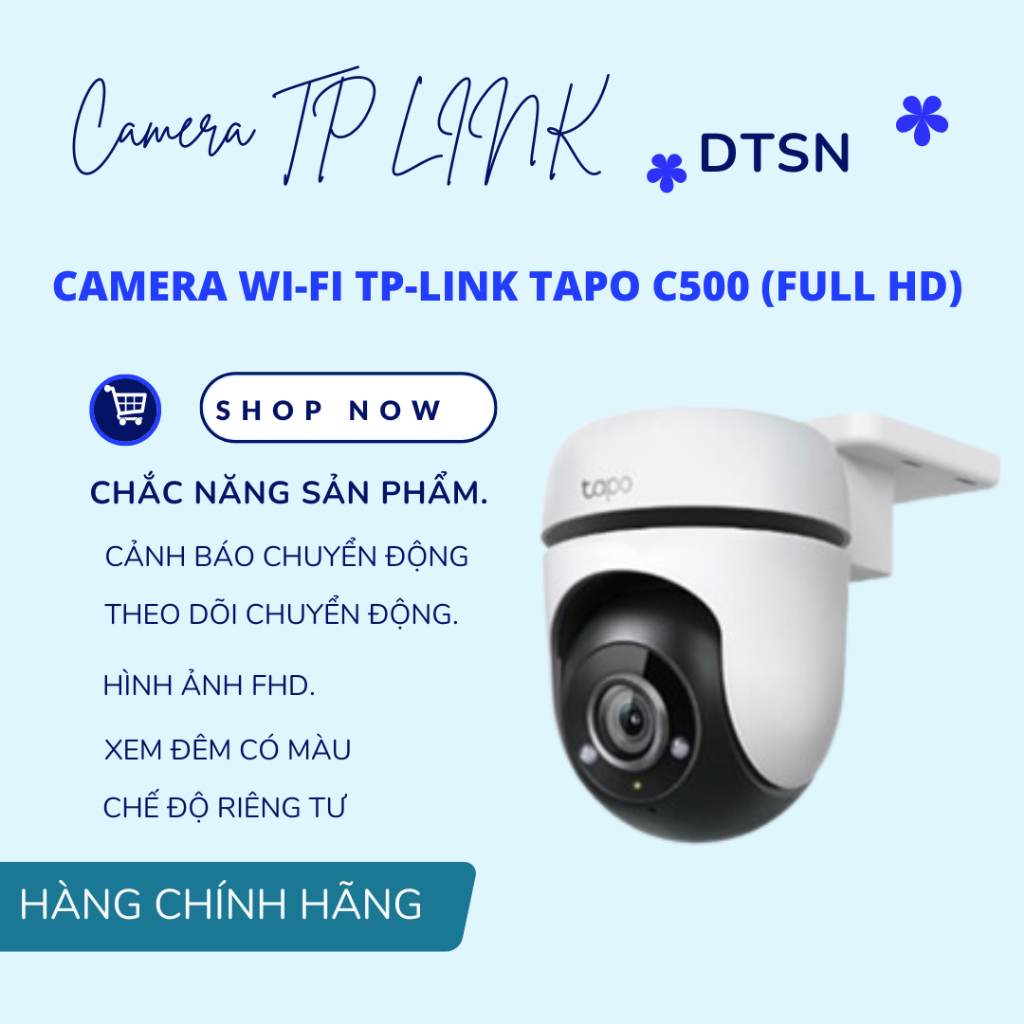 [Chính Hãng] Camera Wi-Fi TP-Link Tapo C500 (Full HD)