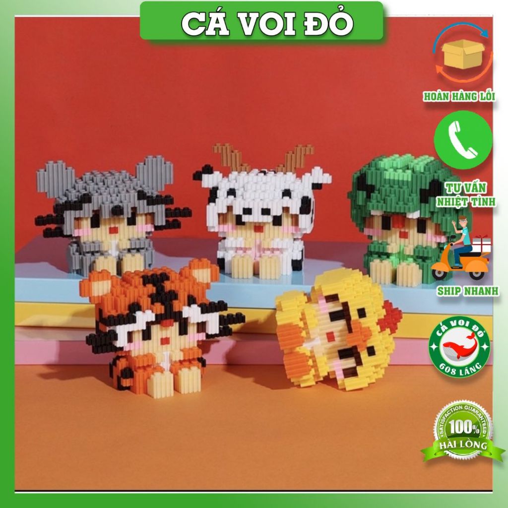 Lego mini cung hoàng đạo và 12 con giáp