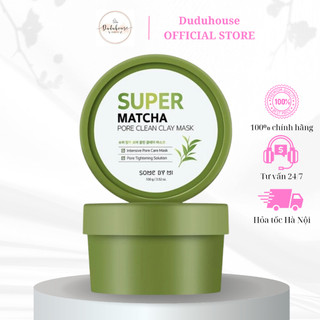 Mặt Nạ Đất Sét Trà Xanh Some By Mi Super Matcha Pore Clean Clay Mask 100g Duduhouse