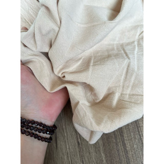 vải thô cara màu be siêu vintage
