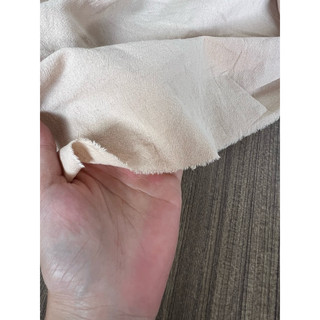 vải thô cara màu be siêu vintage