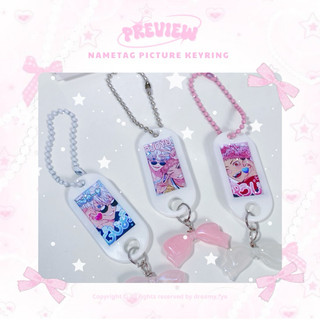 [ Nametag Picture Keyring ] In Ảnh Theo Yêu Cầu