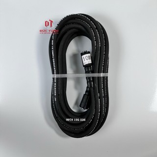 Dây xịt rửa xe , 10m dây lõi thép chịu áp lực cao - 2 đầu ren to 22mm