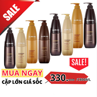 Cặp Dầu Gội Xả Olorchee Phục Hồi siêu mềm mượt 800ml