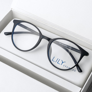 Kính cận gọng tròn nam nữ LILY EYEWEAR kiểu dáng thời thượng cứng cáp thanh nhẹ dễ đeo L203