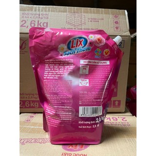 Nước giặt LIX SẠCH THƠM( 2.6kg/ 3.2kg)
