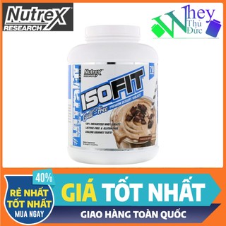 Nutrex whey isofit 70 servings 2.3kg - whey protein isolate không lactose