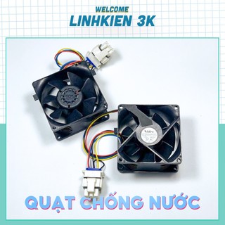 Quạt chống nước 12v 8x8cm nidec, sử dụng làm tản hơi sương, tạo ẩm