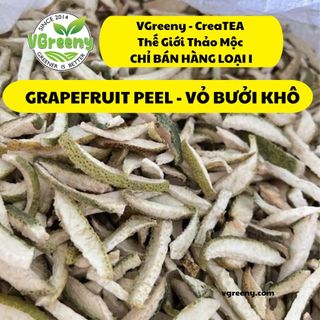 Vỏ bưởi khô vgreeny - vỏ bưởi hàng loại 1 - thảo mộc thiên nhiên vỏ bưởi khô - vỏ bưởi pha trà, xông nấu