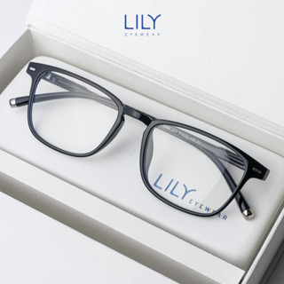 Gọng kính cận vuông nam nữ nhựa dẻo l213 gọng kính mắt vuông thời trang hàn quốc LILY EYEWEAR