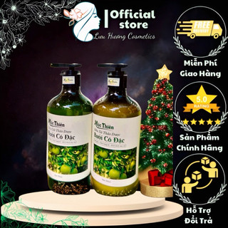Dầu gội xả bưởi mộc thiên, mềm mượt phục hồi mọc tóc 500ml x2