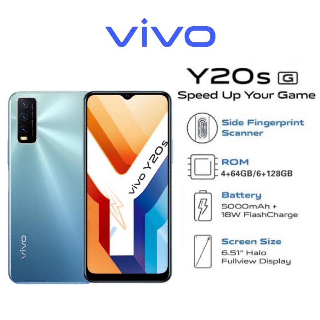 Điện thoại thông minh VIVO Y20s | RAM 6GB + ROM 128GB | Máy ảnh trí tuệ nhân tạo 13MP | BigBuy360 - bigbuy360.vn