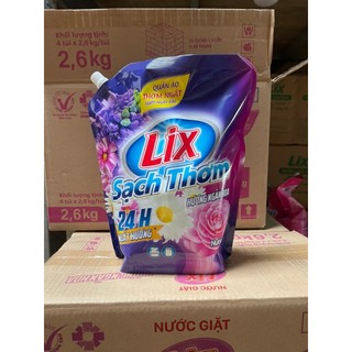 Nước giặt LIX SẠCH THƠM( 2.6kg/ 3.2kg)