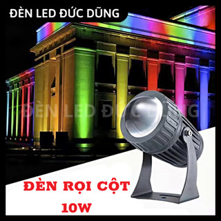 Đèn Rọi Cột 10W Chiếu Bảng Hiệu Quảng Cáo, Chống Nước Ngoài Trời, Chiếu Sân Vườn, Rọi Tường Rọi Cây