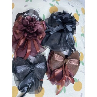 Kẹp búi tóc đính hoa/ nơ cao cấp