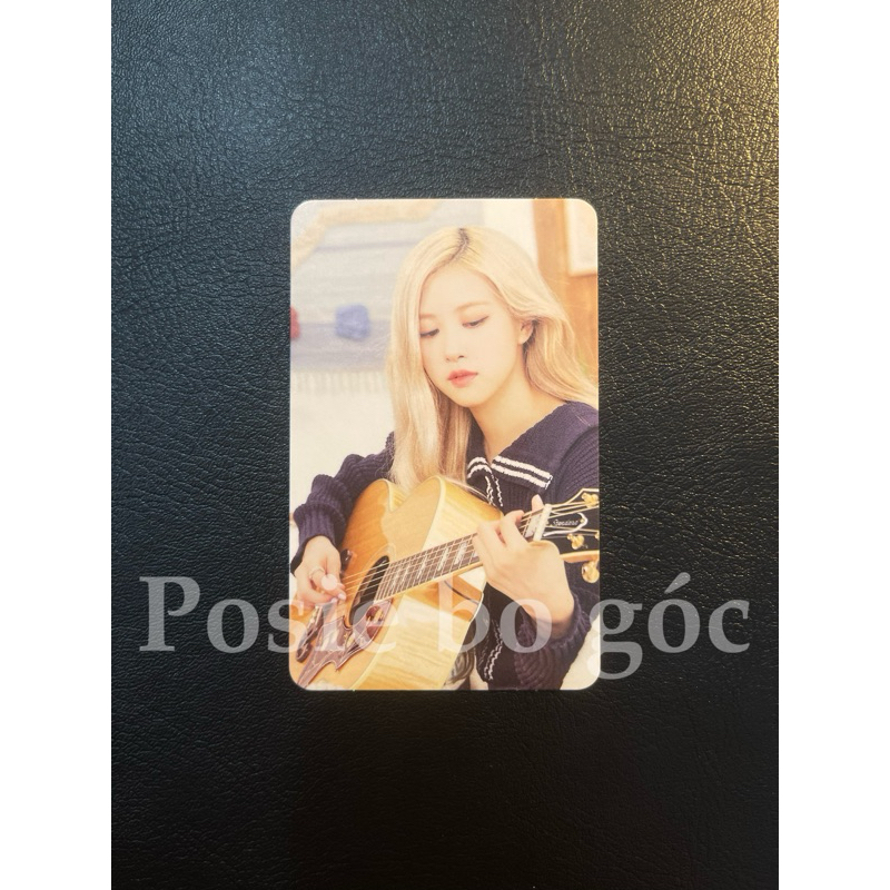 [OFFICIAL BLACKPINK] Card Rosé đàn The Game chính hãng có sẵn