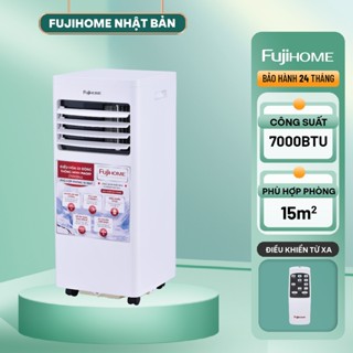 Máy lạnh di động nhập khẩu FUJIHOME PAC07 công suất làm lạnh 7000BTU đến 12000BTU bảo hành 24 tháng