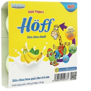 Sữa chua Hoff  (Lốc 4 hũ)