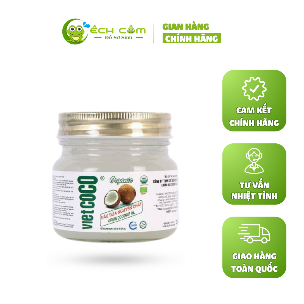 Dầu dừa nguyên chất 60ml-200ml