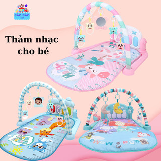 Thảm nhạc nằm chơi cho bé sơ sinh có đèn và nhạc