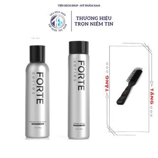 Gôm xịt tóc forte series flexible hold 198gr / freeze spray – extreme hold 284gr + tặng lược chaoba