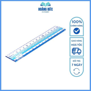 Thước thẳng - thước kẻ nhựa trong 15cm tp-sr027 - hoàng đức