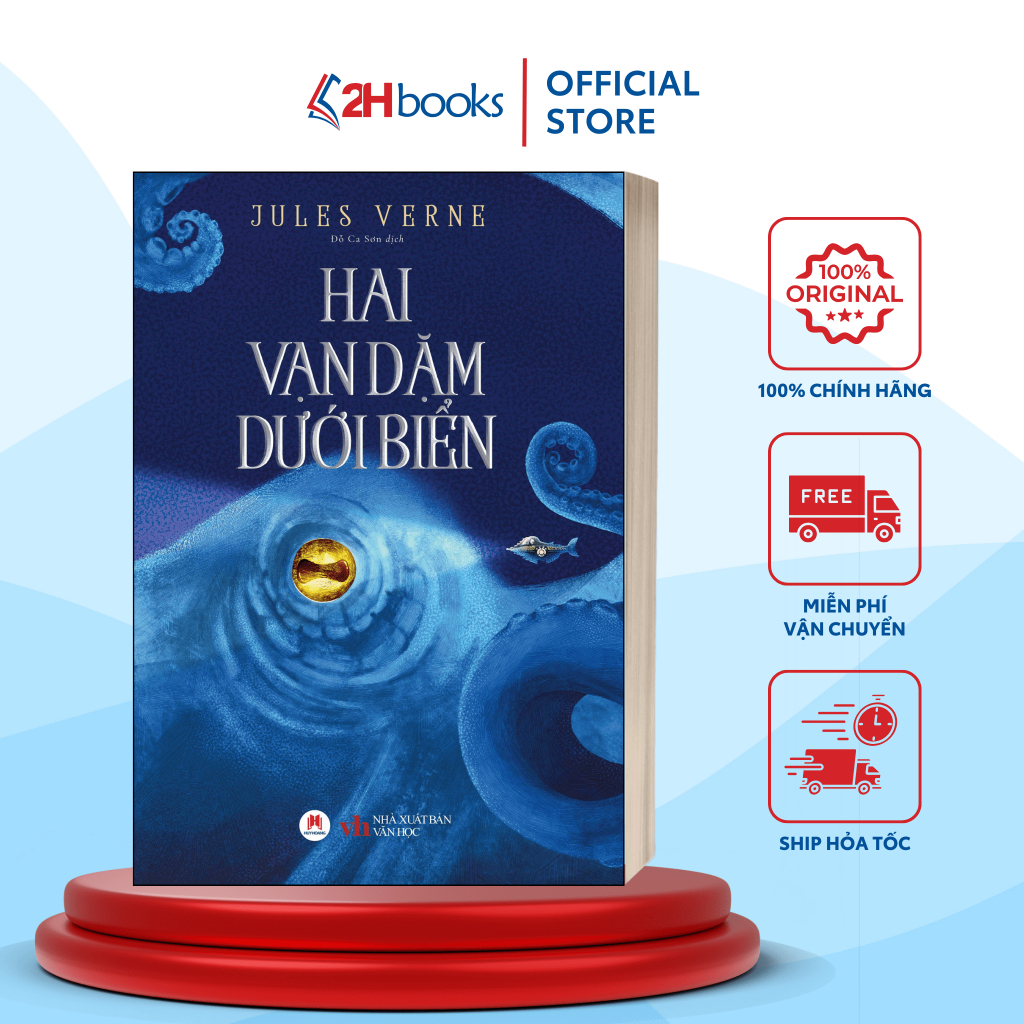 Sách - Hai Vạn Dặm Dưới Đáy Biển (Tái Bản 2024) - 2H Books